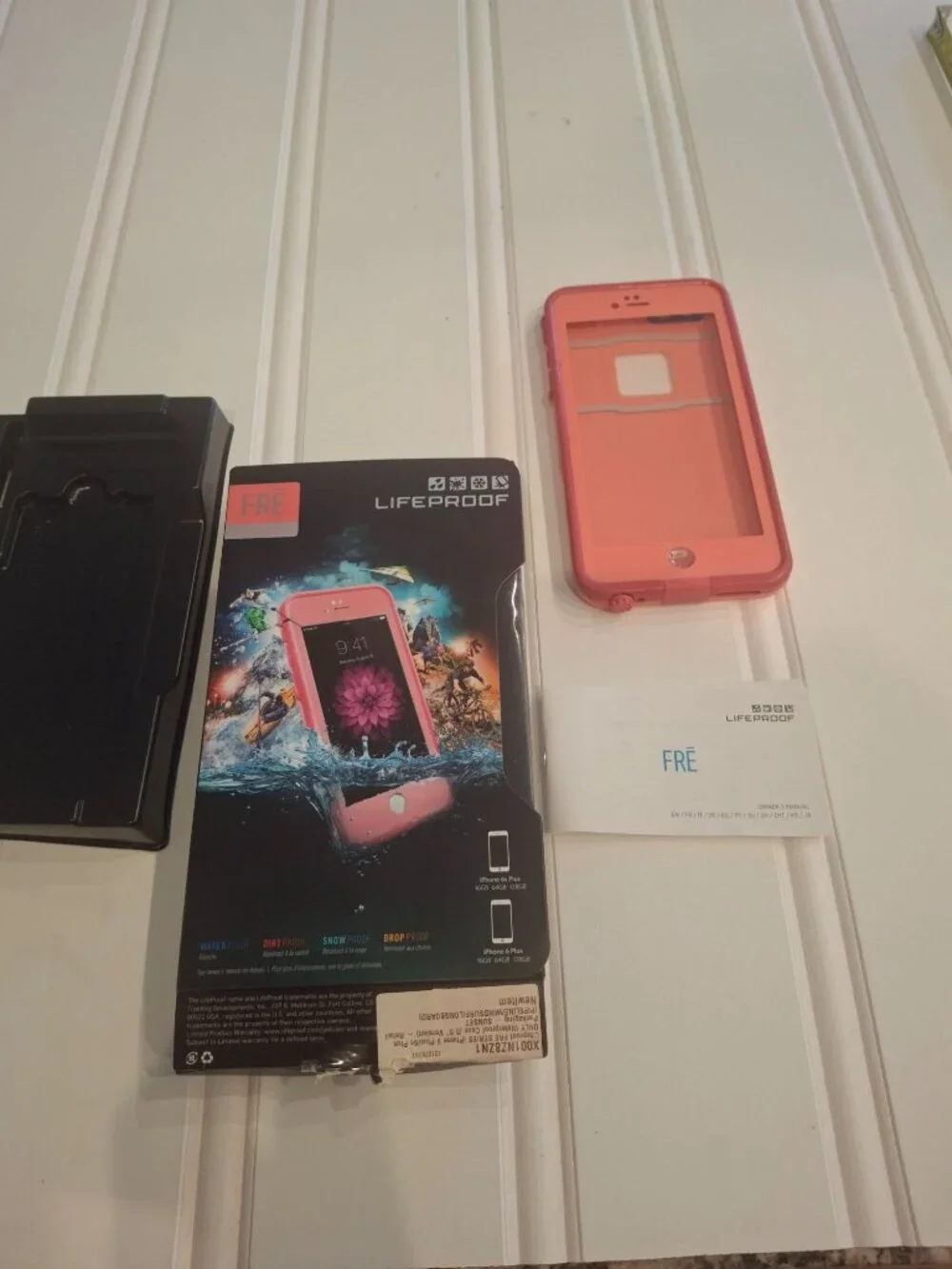 Lifeproof Fre Waterproof Case For iPhone 6/6s Plus Pink Dirt Snow Drop Protect